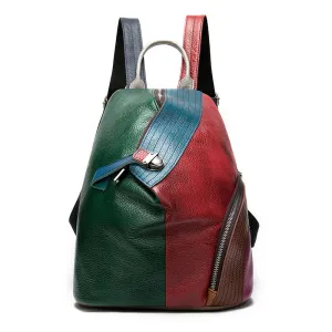 Iris Leather Backpack|Bag Cefn Lledr Iris