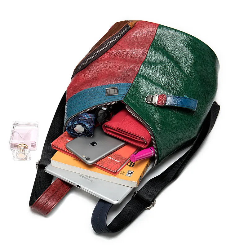 Iris Leather Backpack|Bag Cefn Lledr Iris