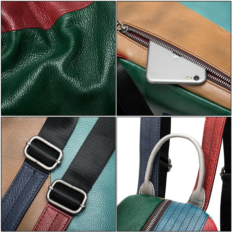 Iris Leather Backpack|Bag Cefn Lledr Iris