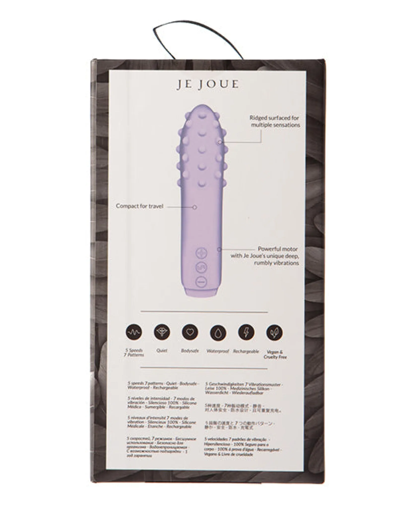 Je Joue Duet Bullet Vibrator - Purple
