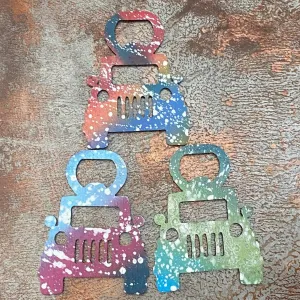 Jeep Bottle Opener with Magnet - Options Available