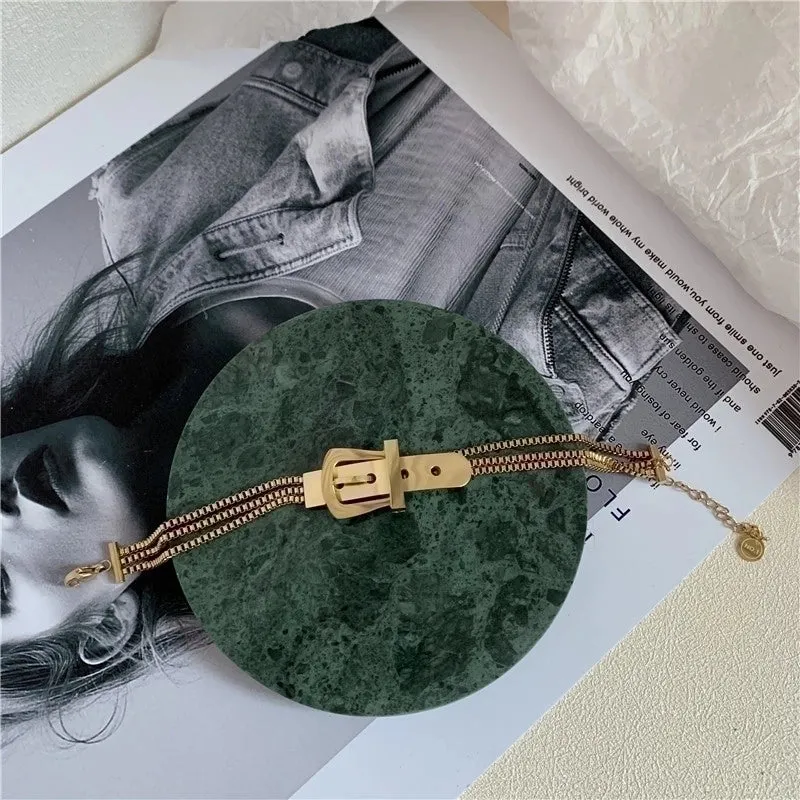 Jewelry Titanium Steel Exquisite Personality Bracelet Ring Wholesale
