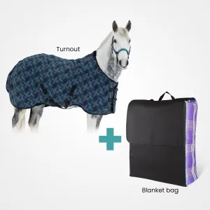 Kensington Bundle - 1200D Horse Heavy Weight Turnout & Blanket Bag