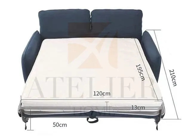 Kira Scratch Resistant Foldable Sofa Bed with Mattress