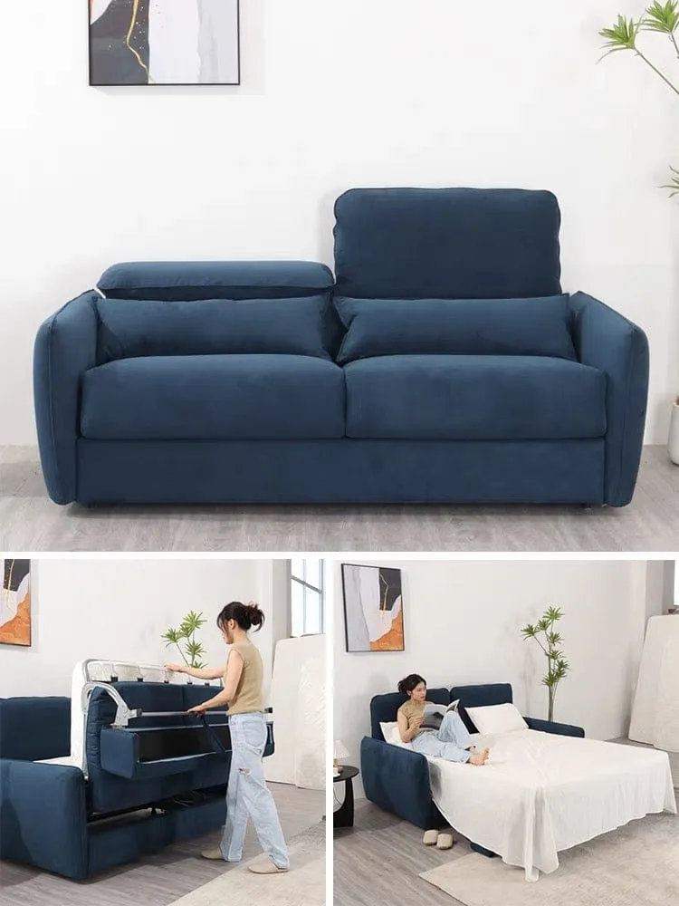 Kira Scratch Resistant Foldable Sofa Bed with Mattress