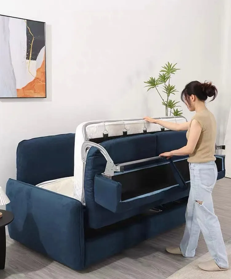 Kira Scratch Resistant Foldable Sofa Bed with Mattress