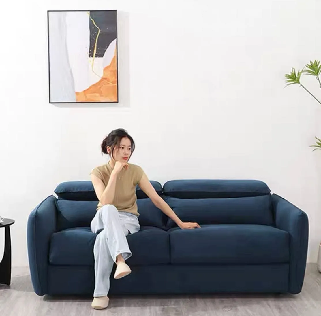 Kira Scratch Resistant Foldable Sofa Bed with Mattress