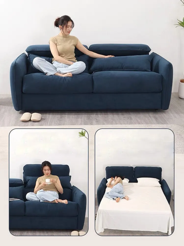 Kira Scratch Resistant Foldable Sofa Bed with Mattress