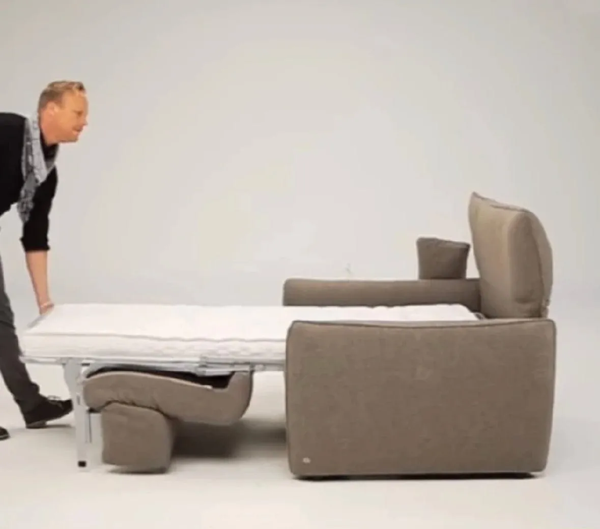 Kira Scratch Resistant Foldable Sofa Bed with Mattress