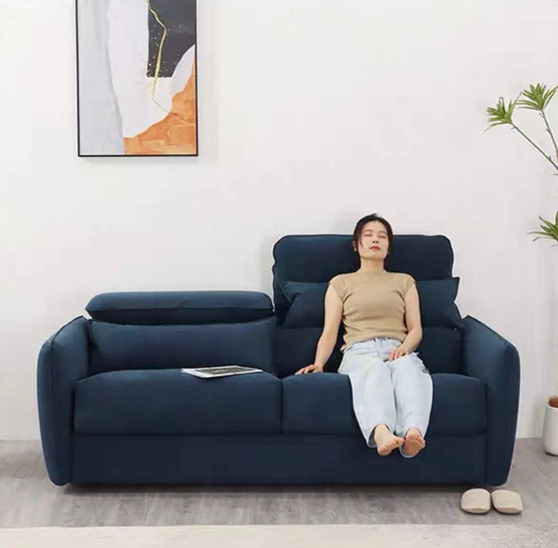 Kira Scratch Resistant Foldable Sofa Bed with Mattress
