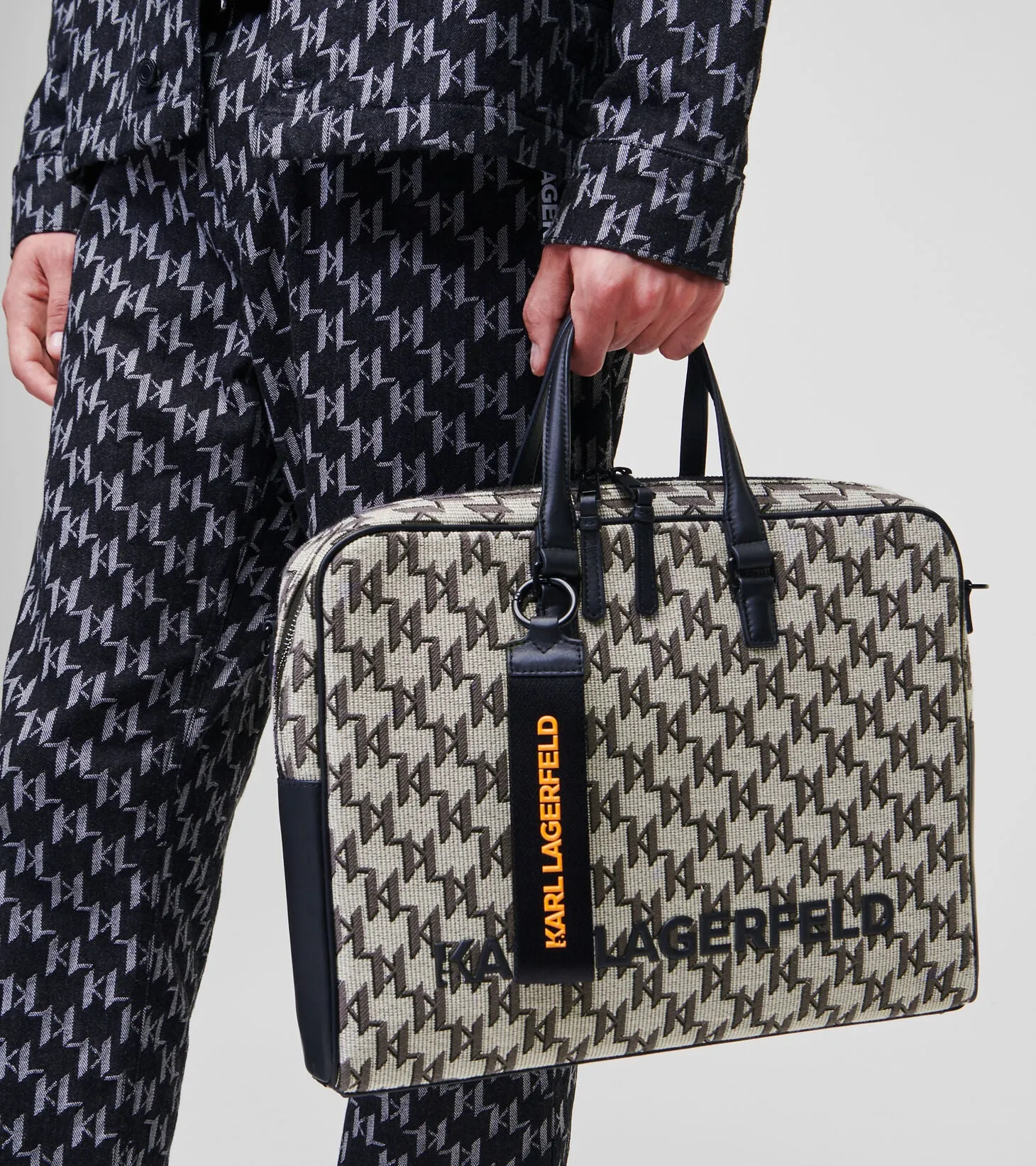 KL MONOGRAM BRIEFCASE