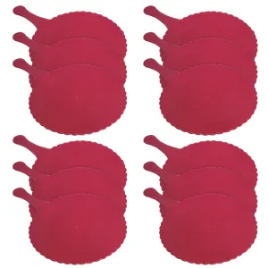 Kuber Industries Plastic Lightweight Handfan|Hath Pankha|Beejna for Natural Cooling Air Home Decor and Travel Useful, Pack of 12 (Pink)