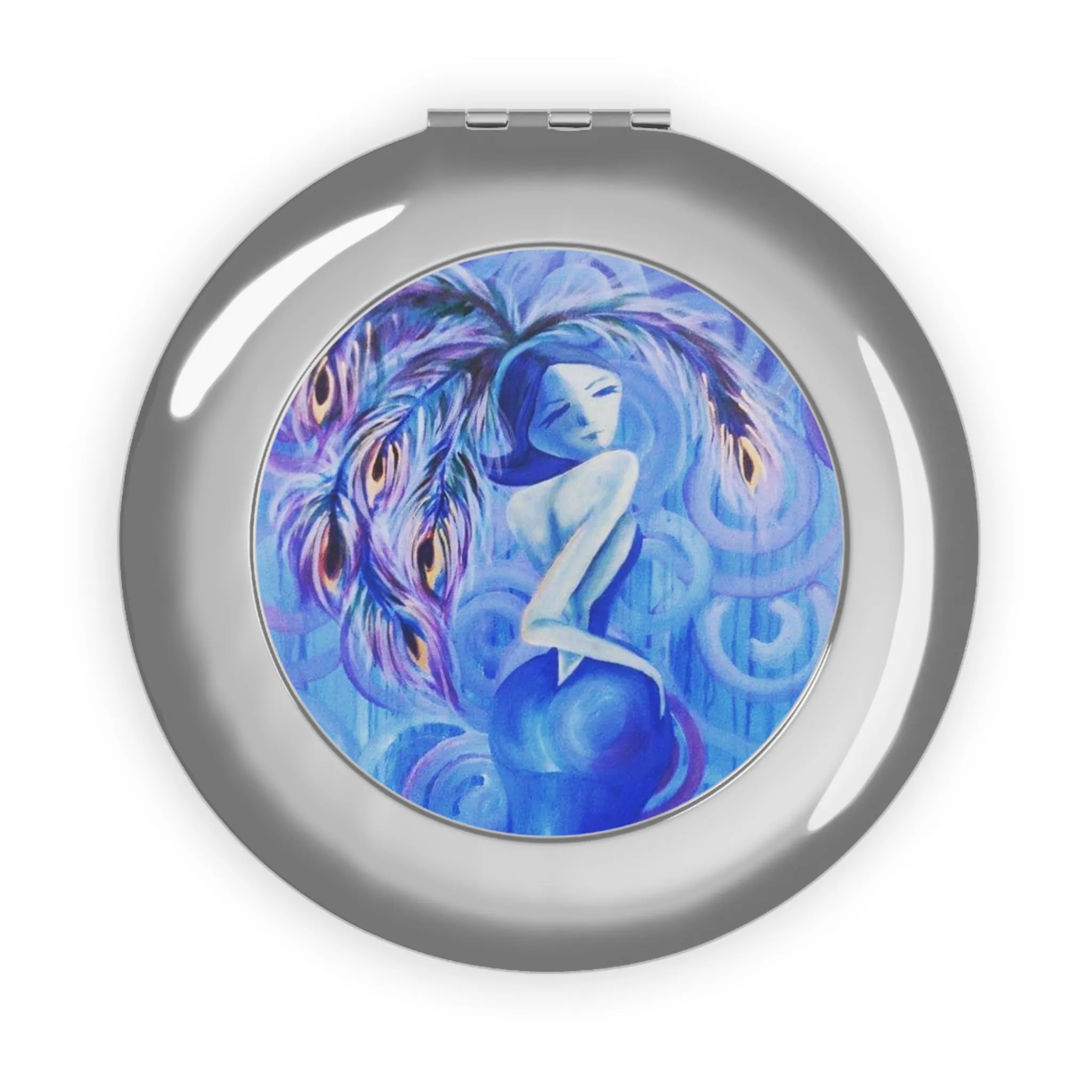 Lady Blue Travel Mirror