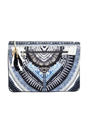 LARGE CANVAS CLUTCH TALES OF BATIK