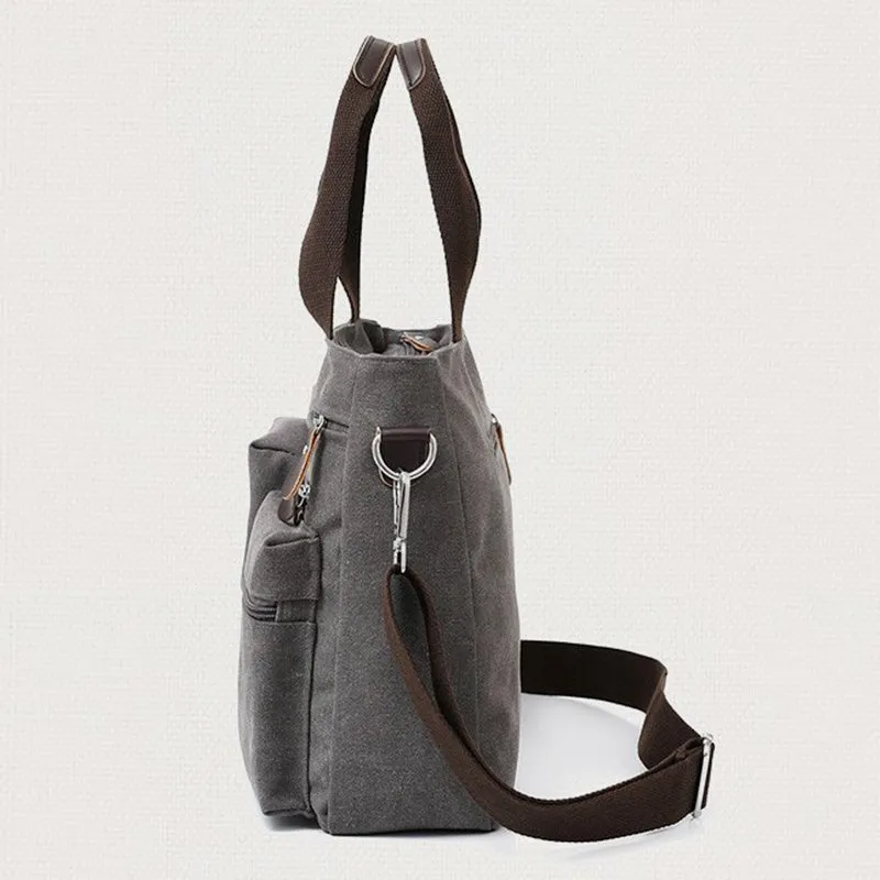 Large Capacity Multi-Pocket Casual Messenger Bag
