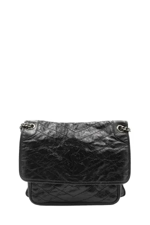 Large Monogram Matelasse Niki Bag Black