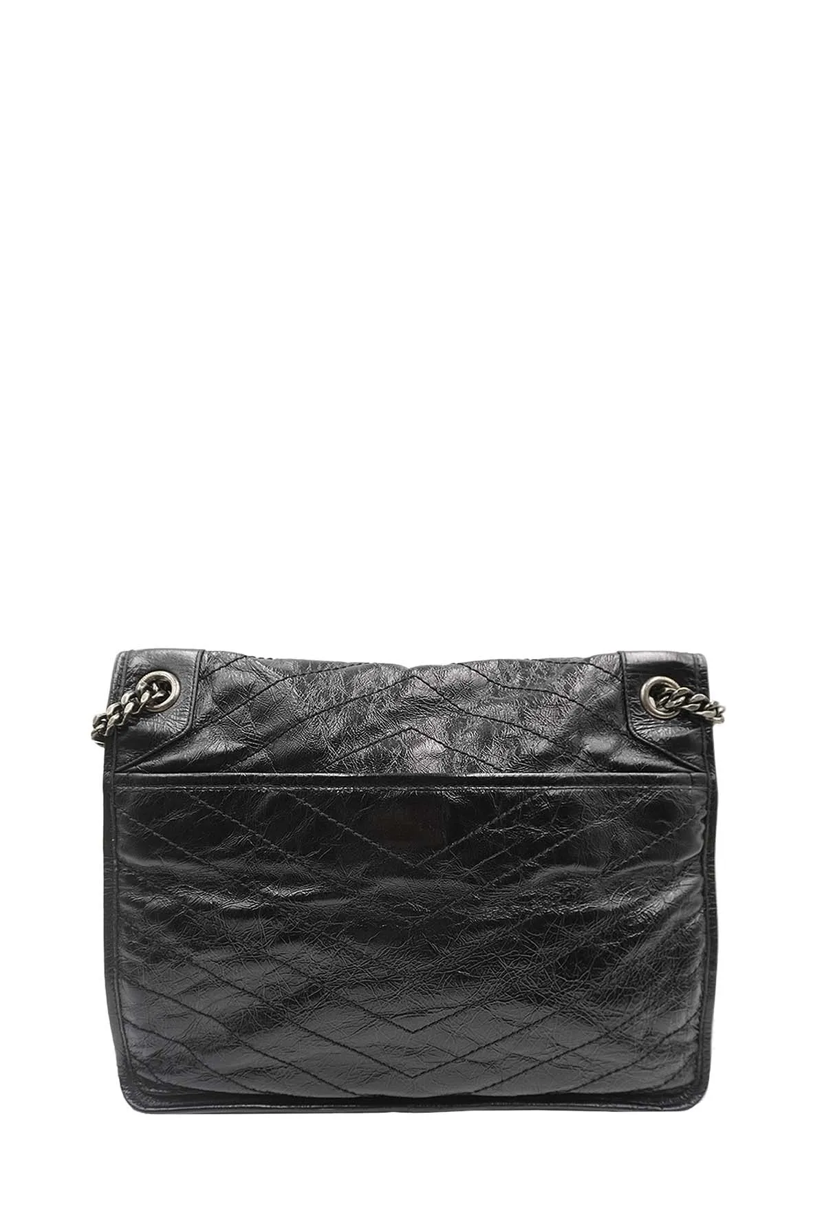 Large Monogram Matelasse Niki Bag Black
