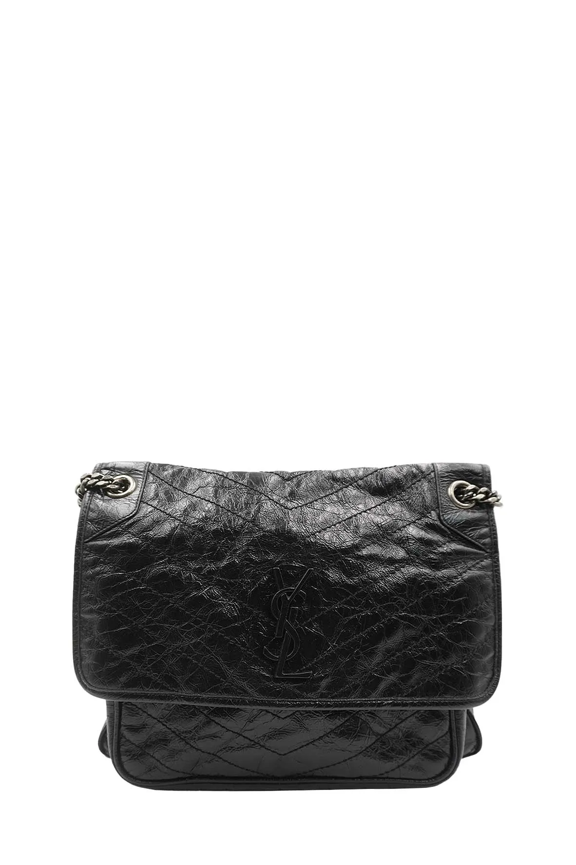 Large Monogram Matelasse Niki Bag Black