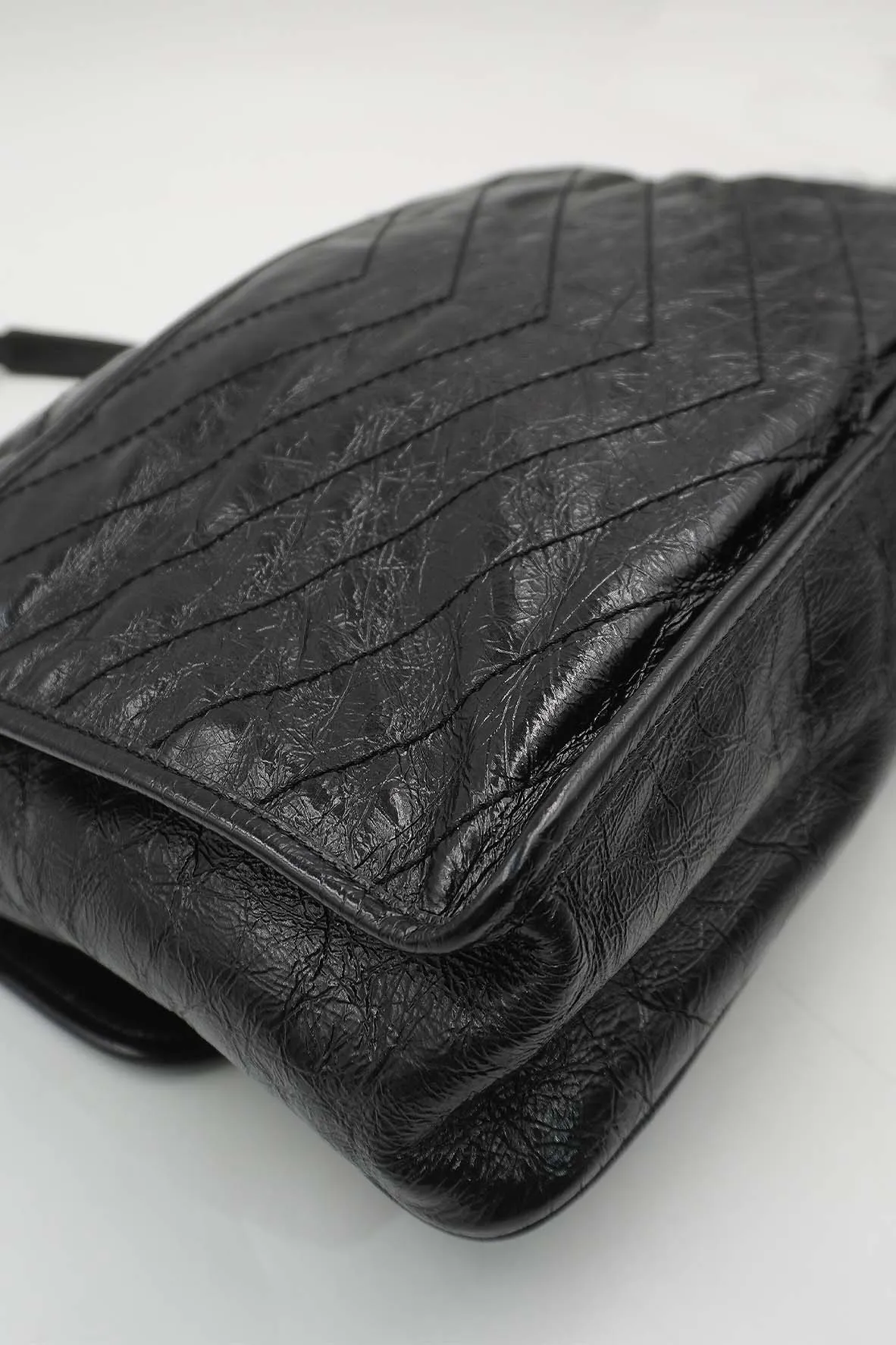 Large Monogram Matelasse Niki Bag Black