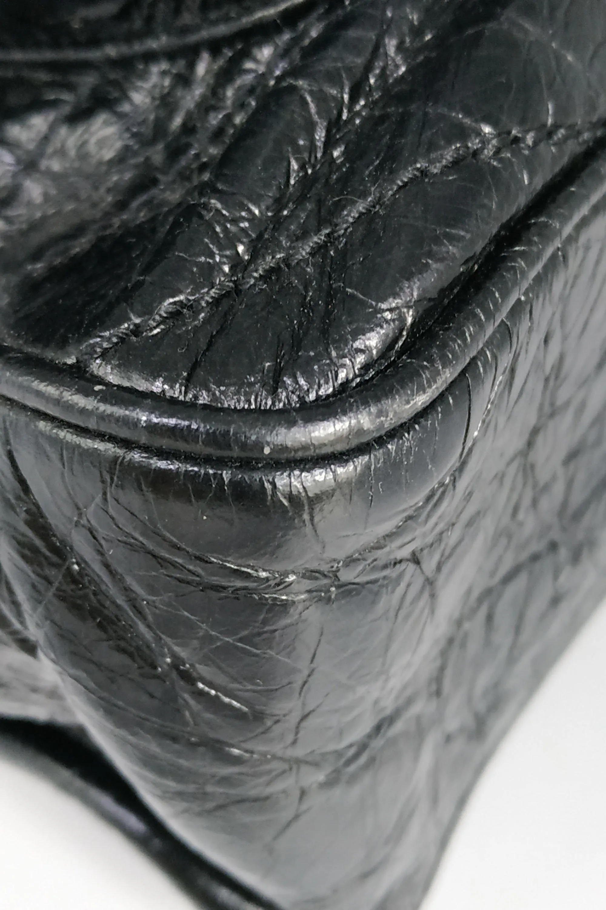 Large Niki Black With Silver Hardware Black