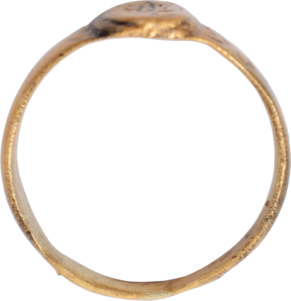 LATE MEDIEVAL WOMAN'S FASHION RING, SIZE 9 ½