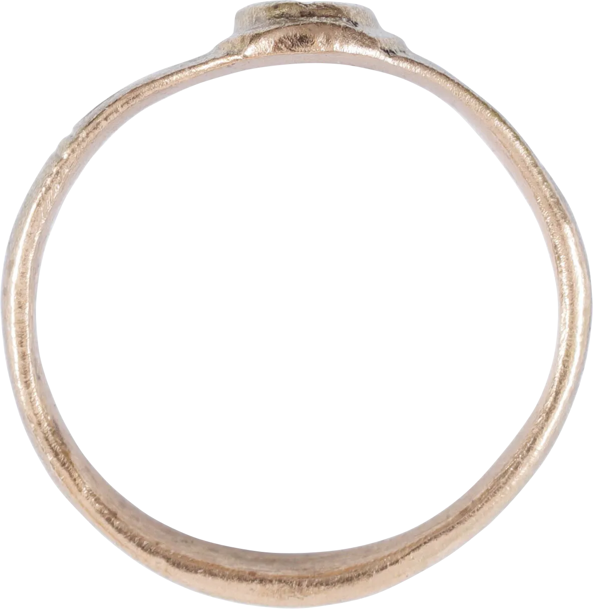 LATE MEDIEVAL WOMAN'S FASHION RING, SIZE 9 ¼