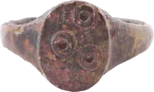 LATE ROMAN/BYZANTINE RING, 5th-7th CENTURY AD, SIZE 7