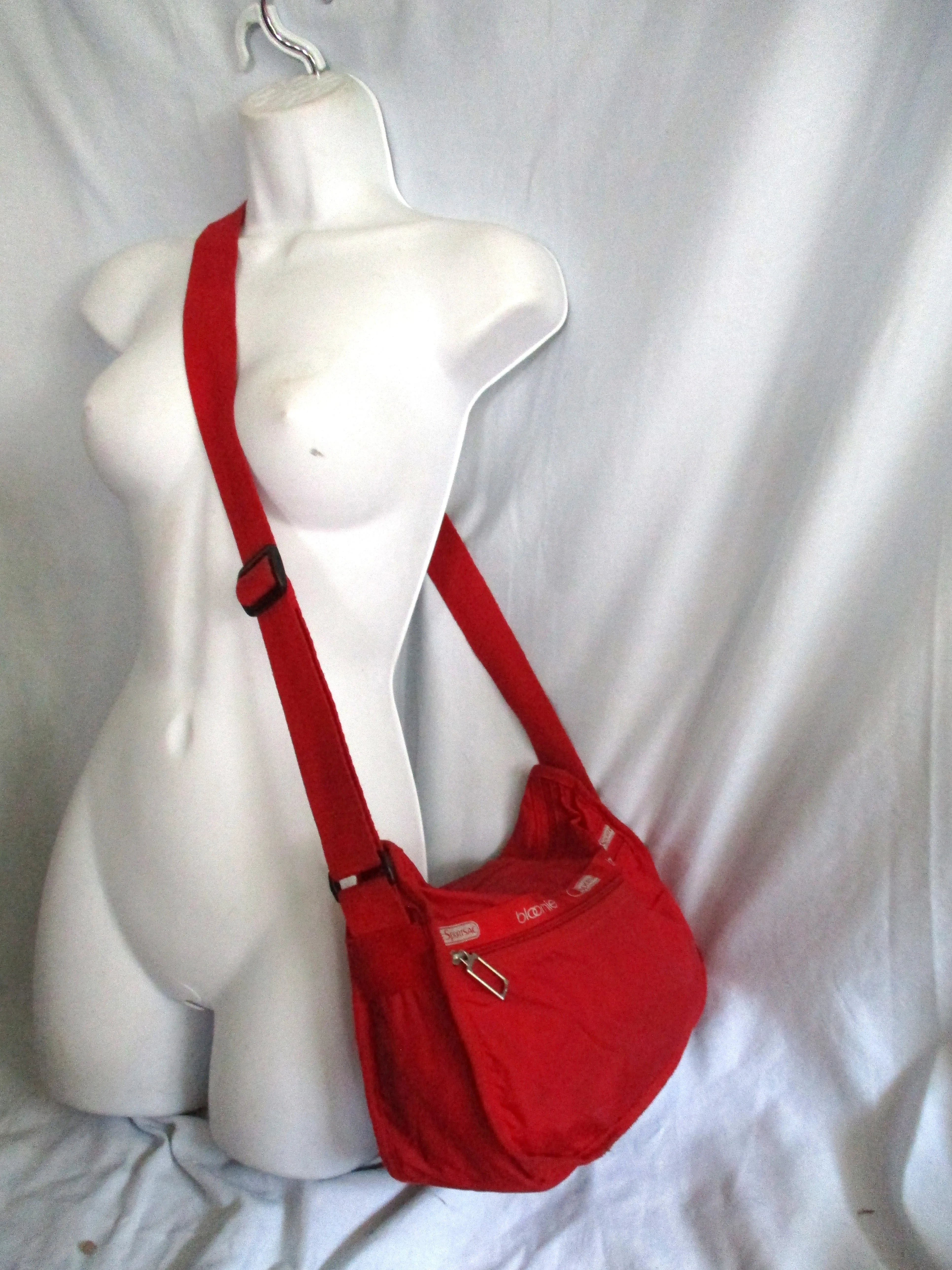 Le Sport Sac LESPORTSAC BLOOMIE'S crossbody shoulder bag purse RED