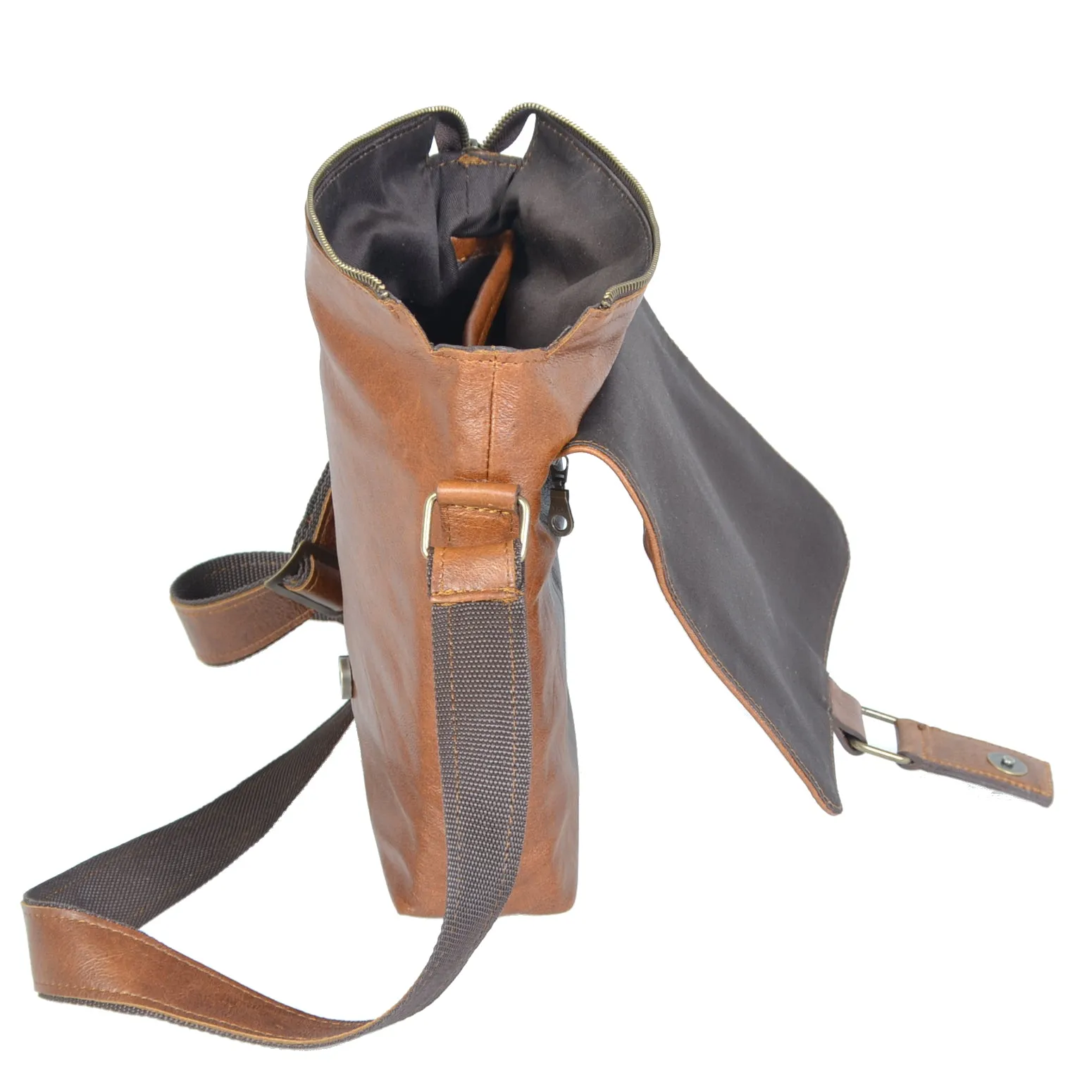 Leather iPad Messenger Bag