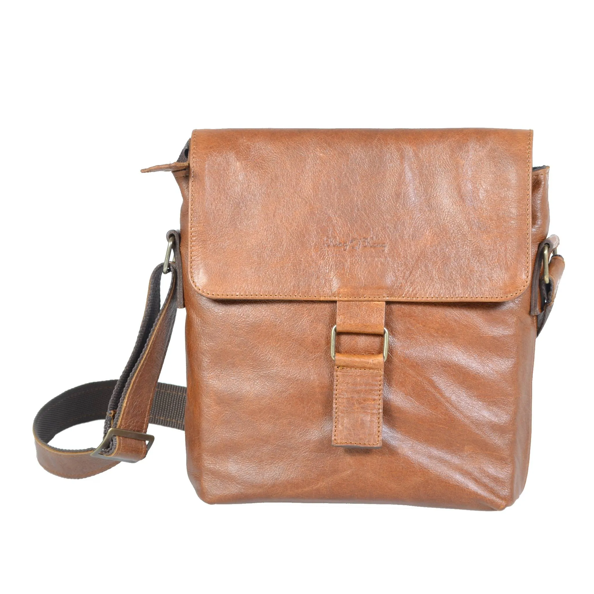 Leather iPad Messenger Bag