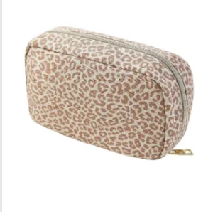 Leopard Travel Cosmetic Case