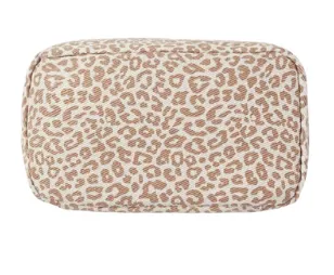 Leopard Travel Cosmetic Case