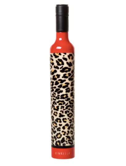 Leopard Wine Bottle Umbrella