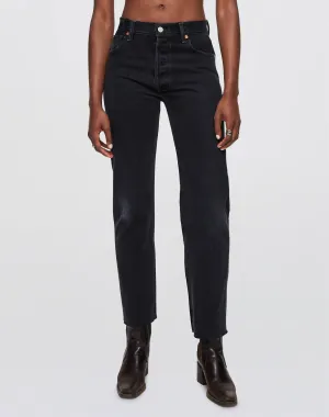 Levi's High Rise Stove Pipe - Black
