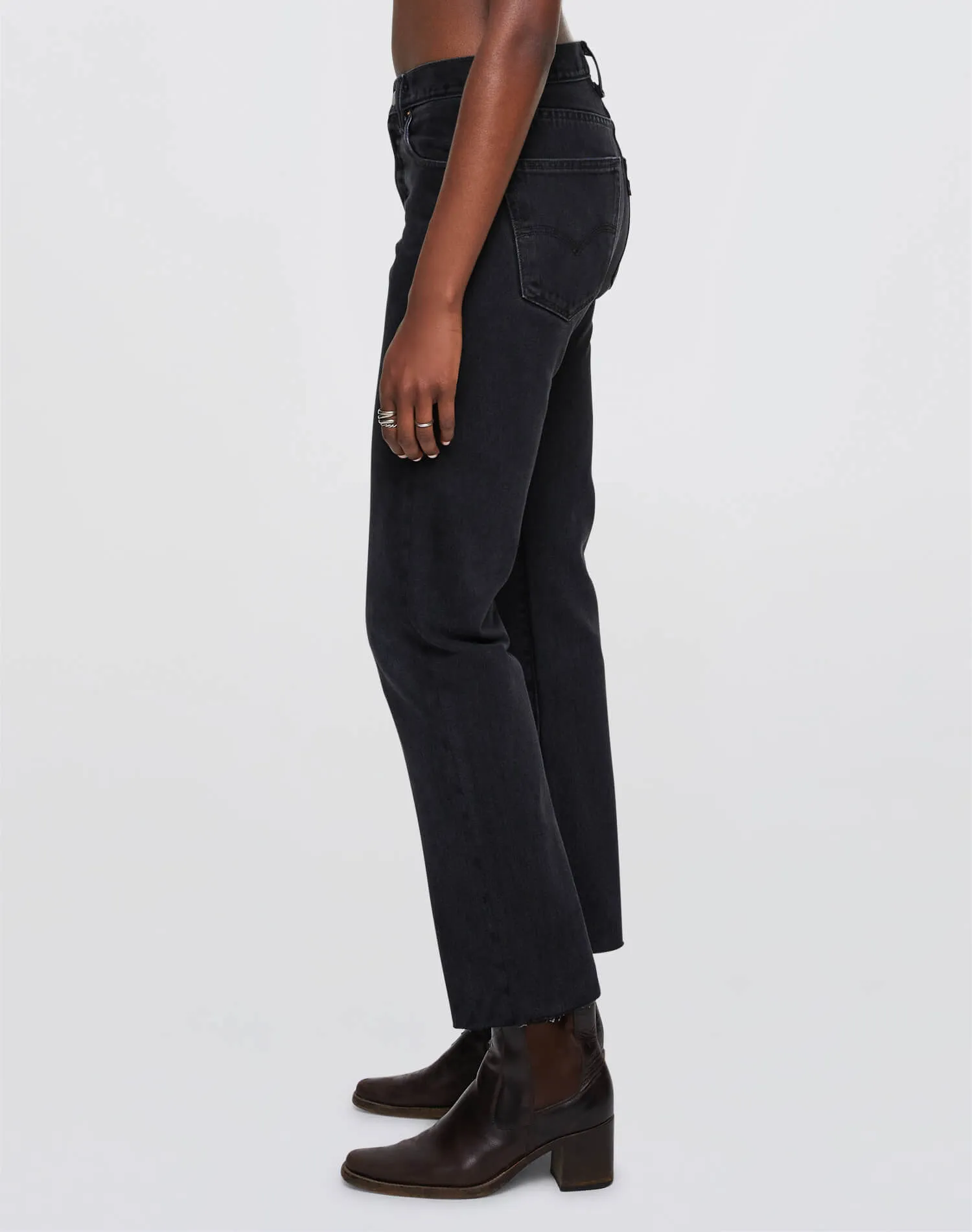 Levi's High Rise Stove Pipe - Black