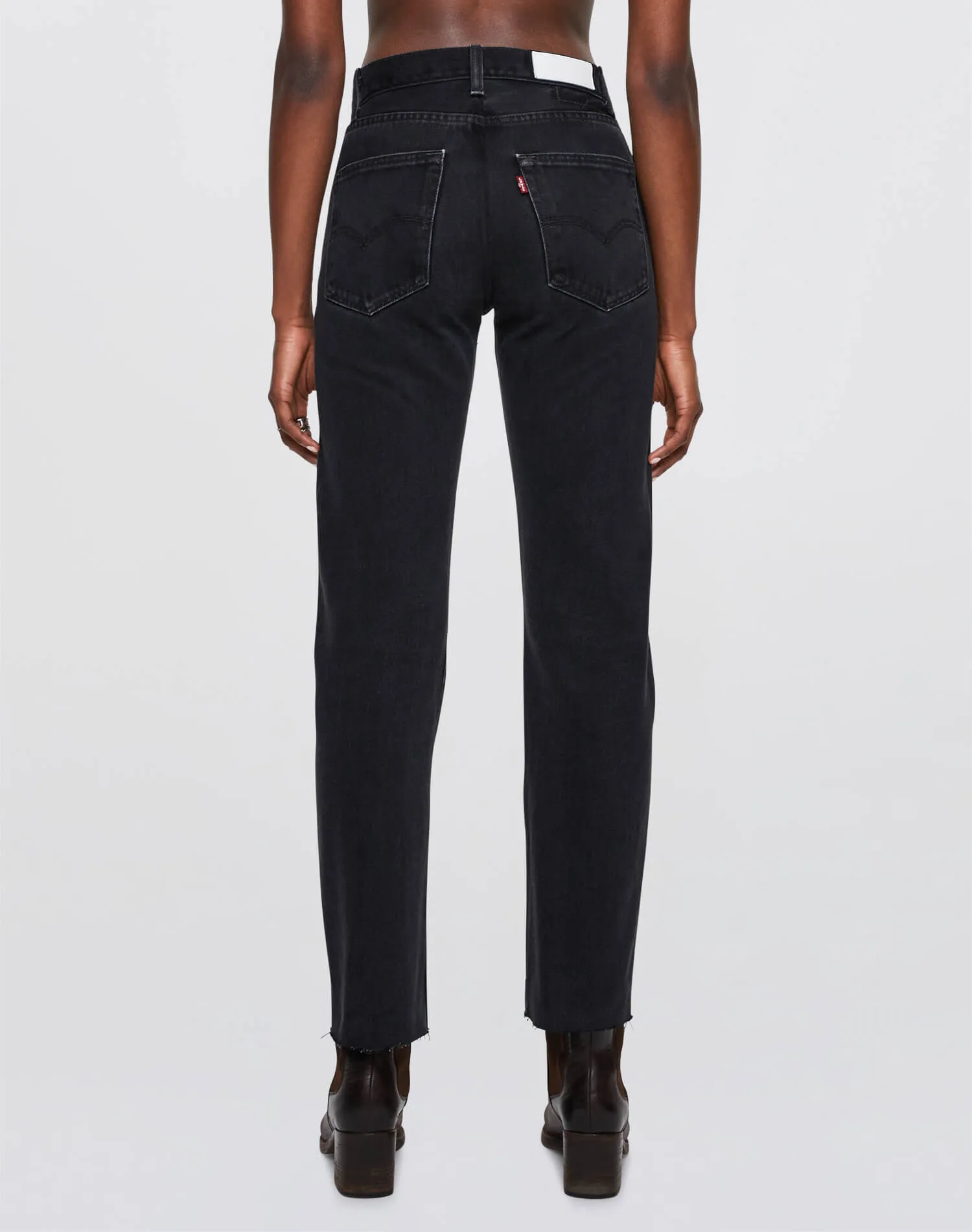 Levi's High Rise Stove Pipe - Black