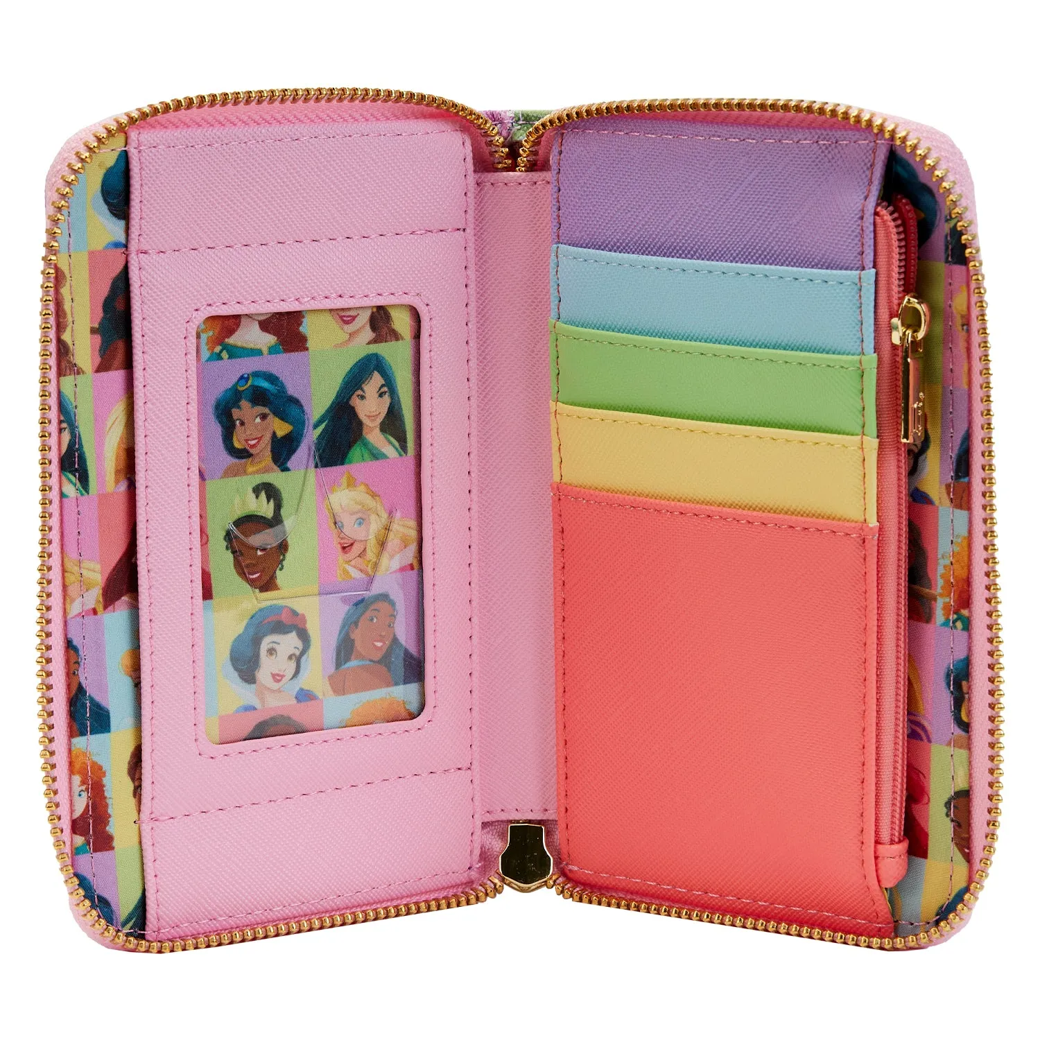 LF Disney Princess Collage Ziparound Wallet