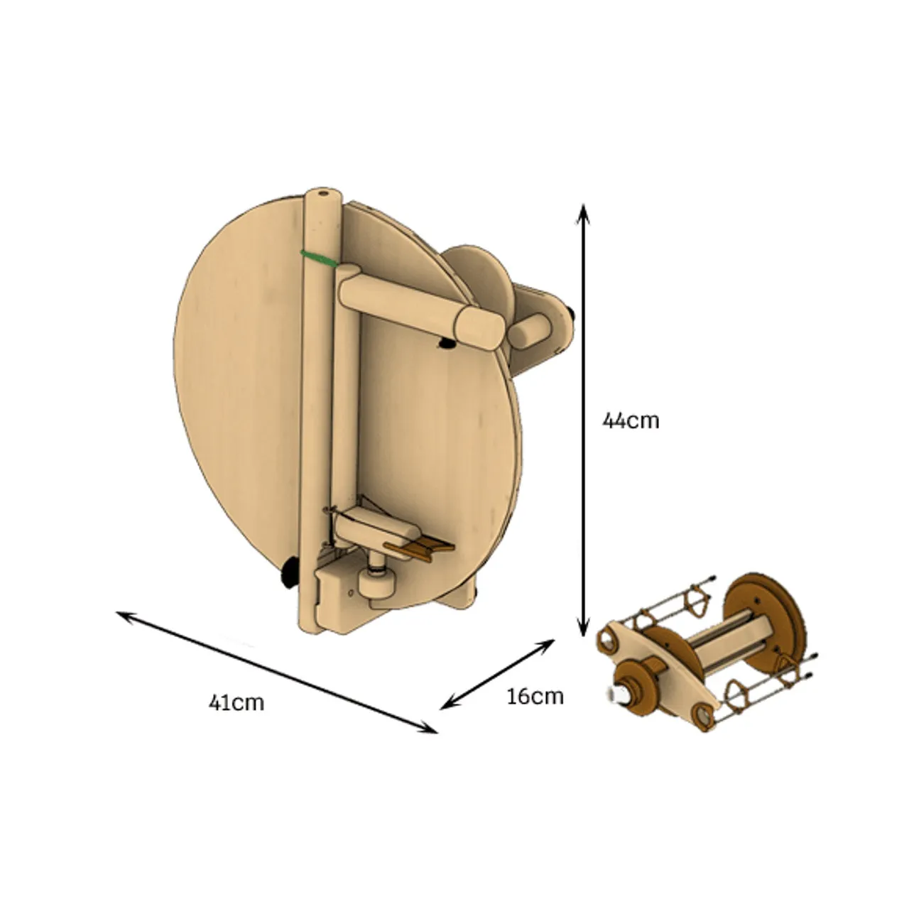 Lojan Travel Buddy Spinning Wheel | Double Treadle