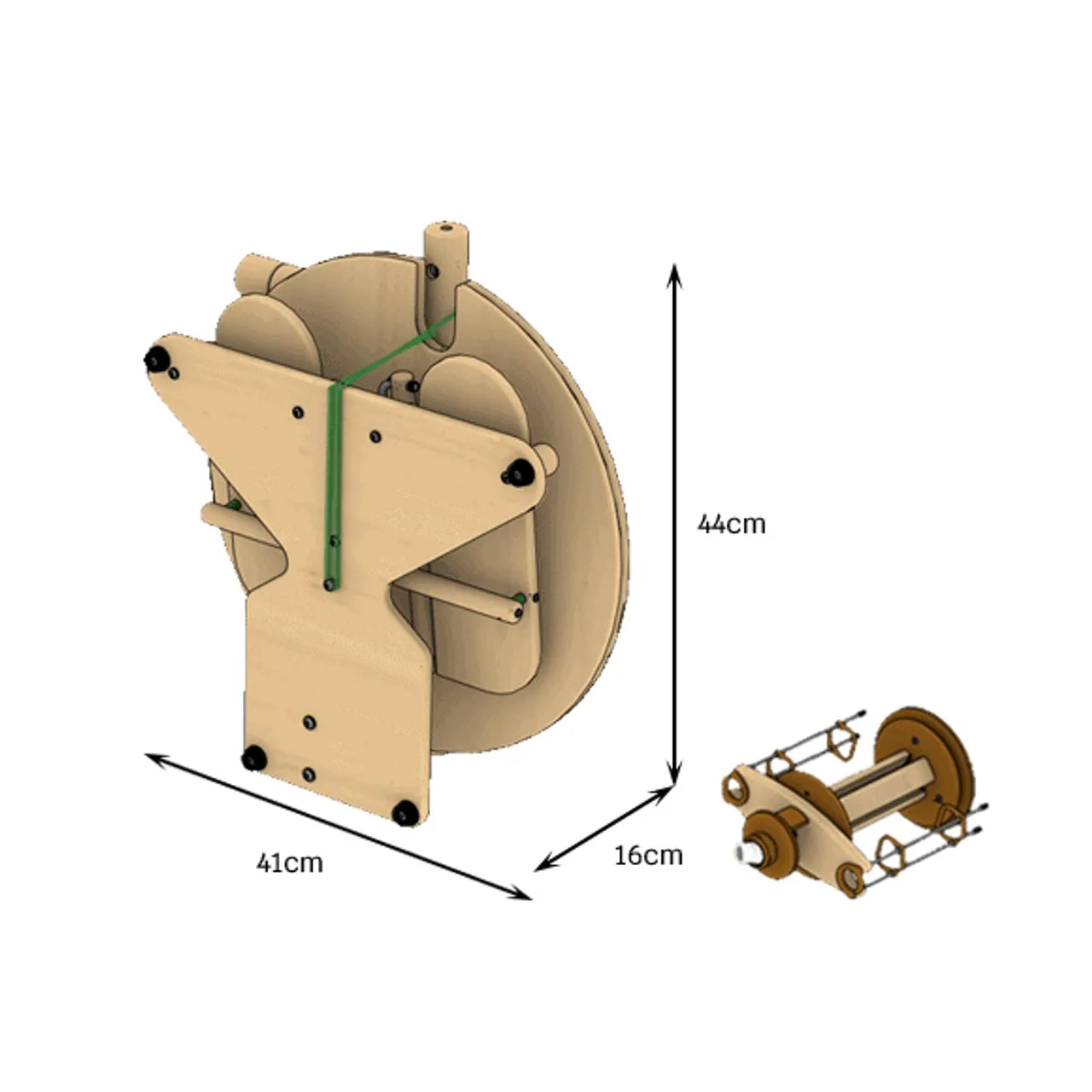Lojan Travel Buddy Spinning Wheel | Double Treadle