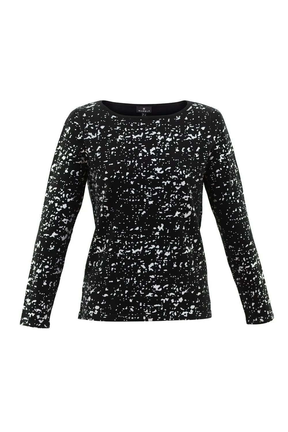 Long Sleeve Pullover Foil Sweater