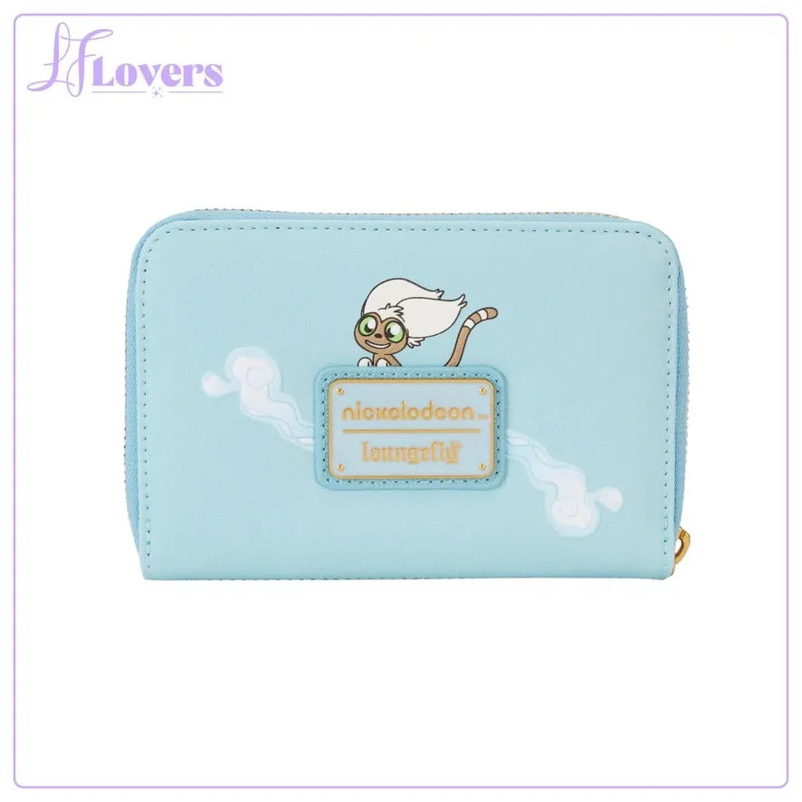 Loungefly Nickelodeon Avatar The Last Airbender Aang Appa Momo Zip Around Wallet