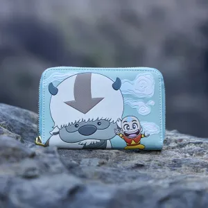 Loungefly Nickelodeon Avatar The Last Airbender Aang Appa Momo Zip Around Wallet