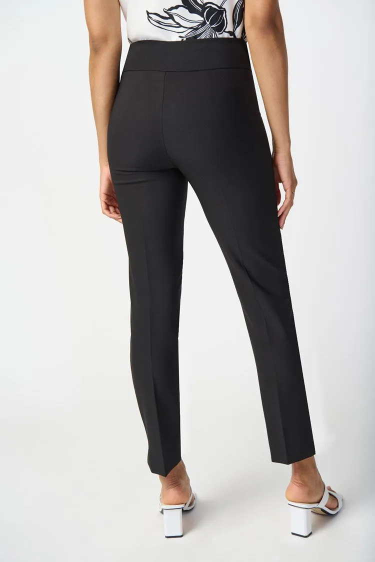 Lux Twill Slim-Fit Pull-On Pants