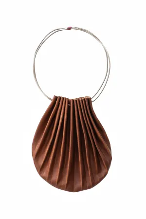 m.a /B703/RS CUF 1,0 small shell bag w/silver ring handle