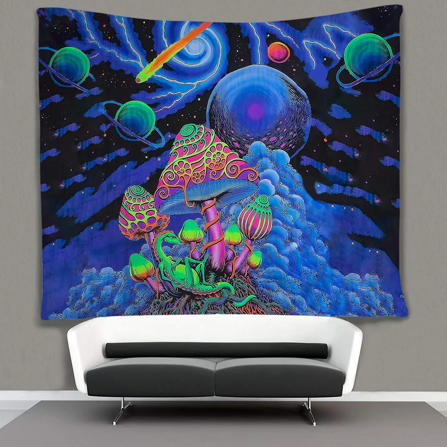 Magic Mushrooms Tapestry