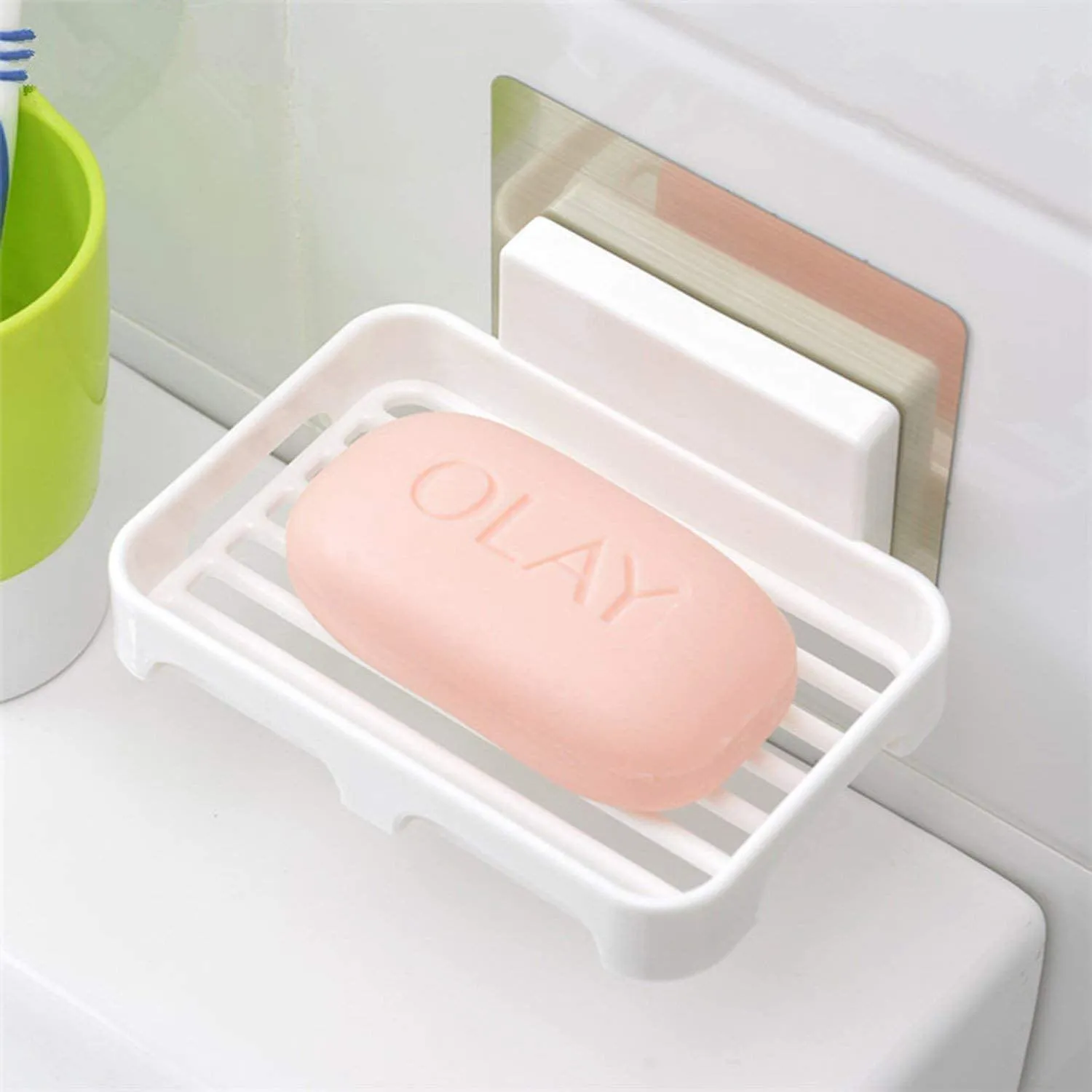 Magic Sticker Series No Drill Waterproof Kitchen Bathroom Soap Stand
