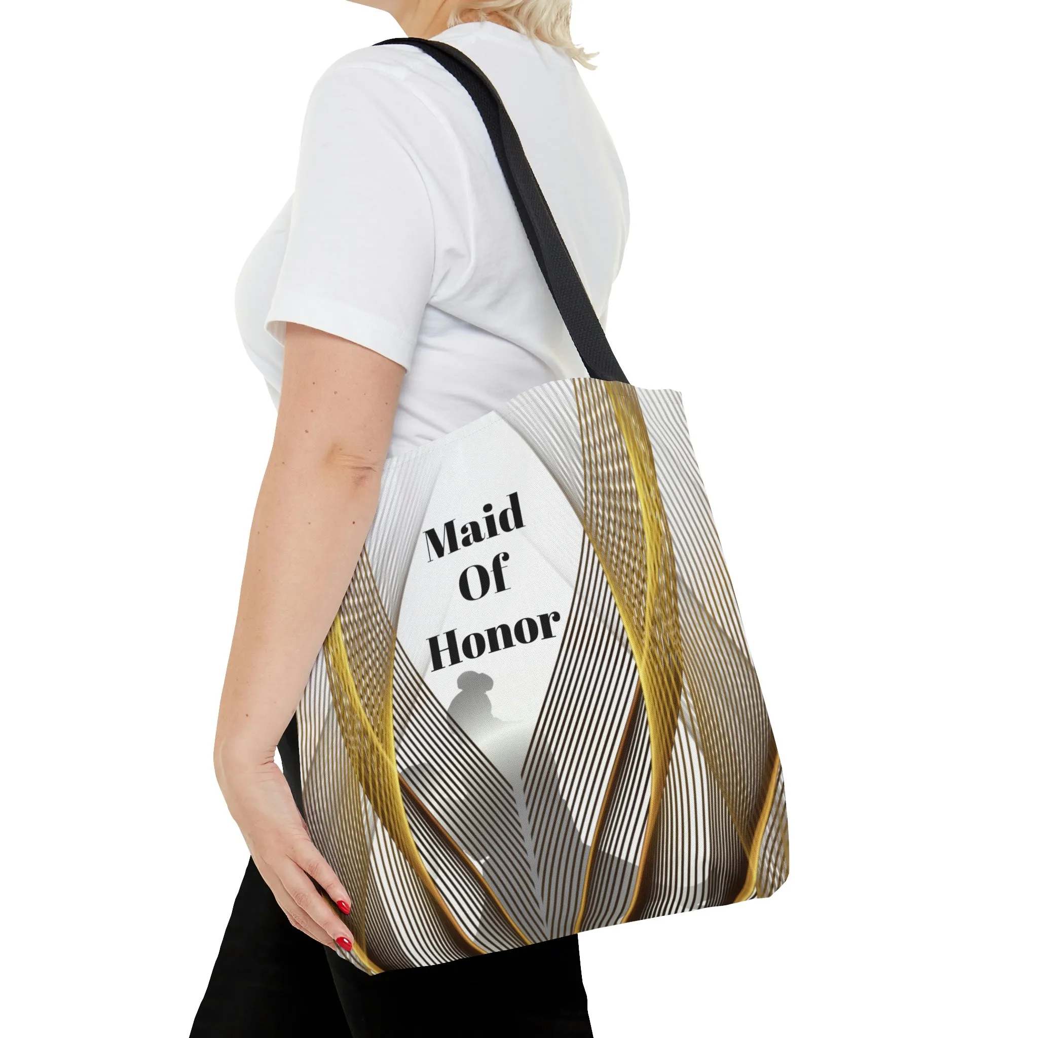 Maid Of Honor Gift Bag | White Tote | Practical Wedding Gift | Bridal Shower Gifts