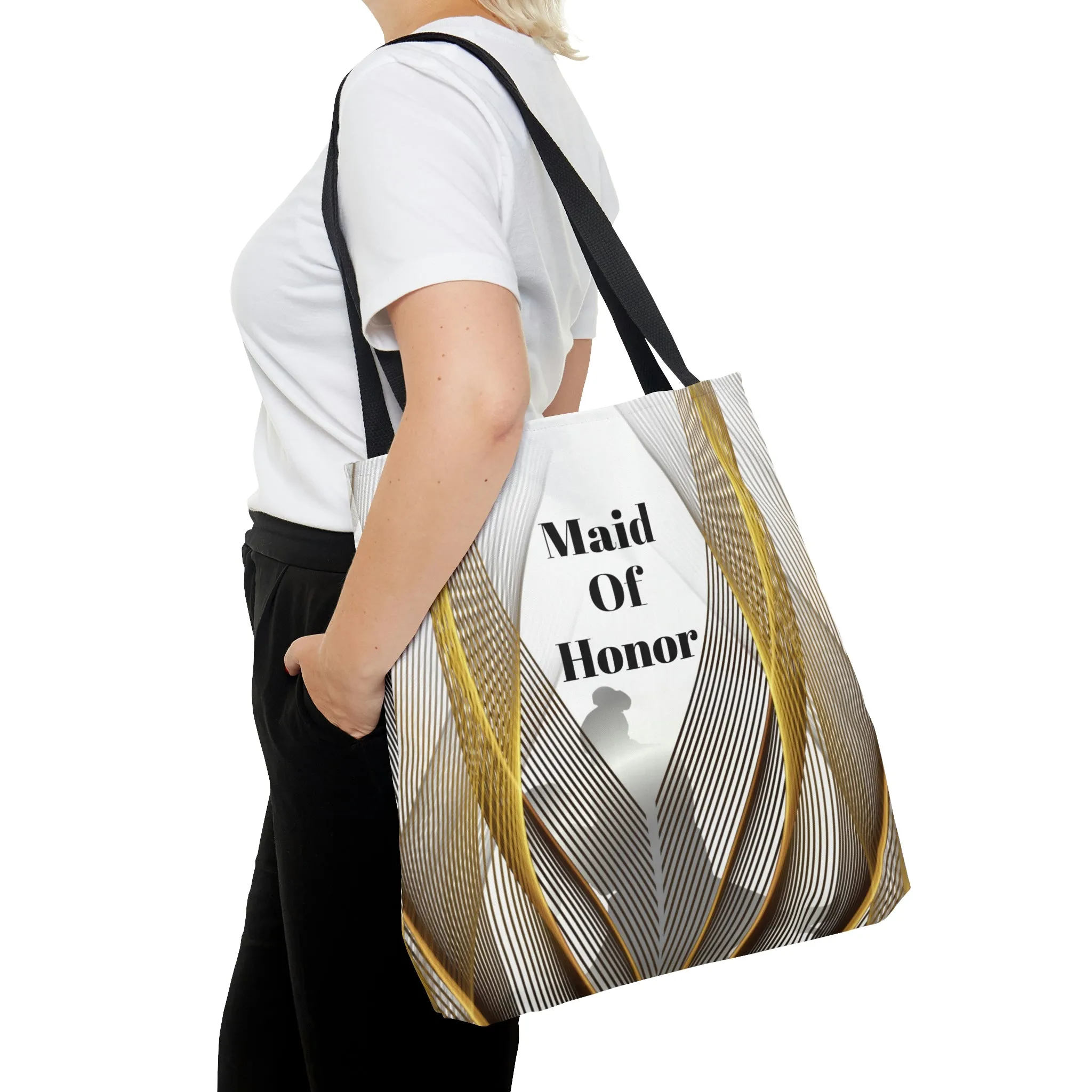 Maid Of Honor Gift Bag | White Tote | Practical Wedding Gift | Bridal Shower Gifts