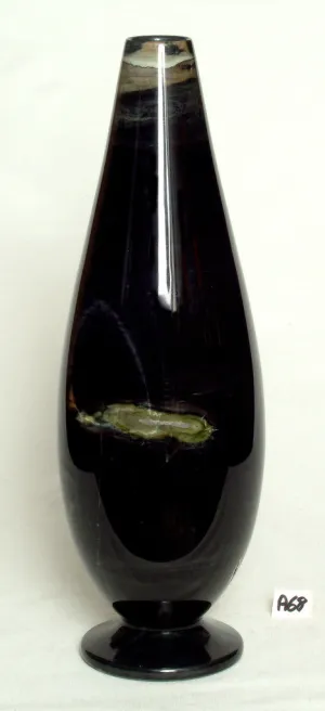 Marble Vase Ancient Black