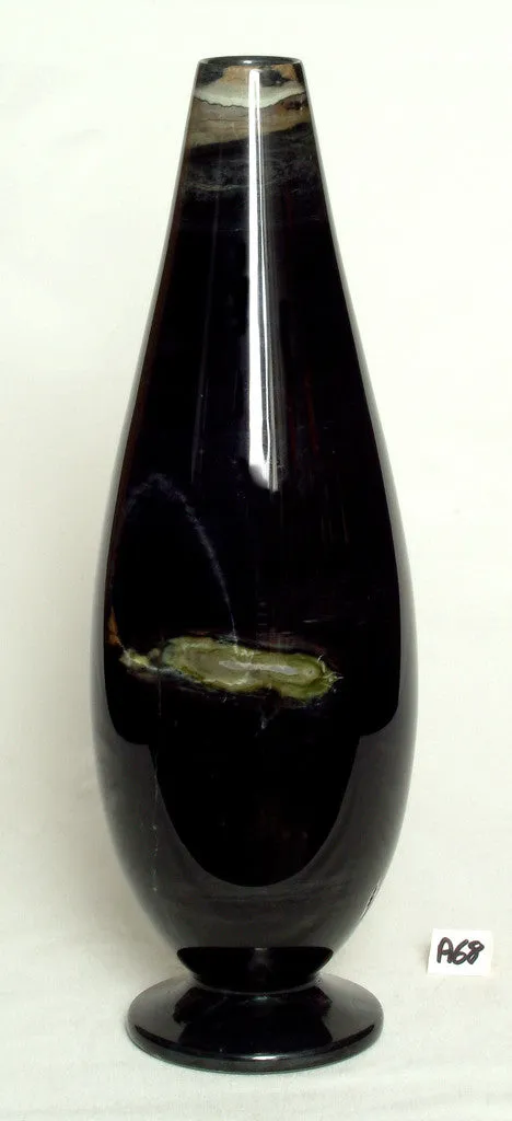 Marble Vase Ancient Black